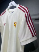 Mens Manchester United Jersey 3 Stripes Pure Cotton White Shirt 2024/25 - Match