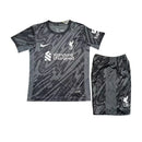 Kids Liverpool Goalkeeper Black Jersey 2024/25
