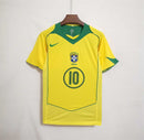 Brazil Retro Home 2004 Jersey