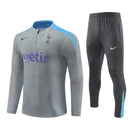 Mens Tottenham Hotspur Training Suit Light Grey 2024/25