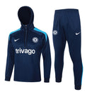 Mens Chelsea Hoodie Sweatshirt + Pants Training Suit Royal 2024/25