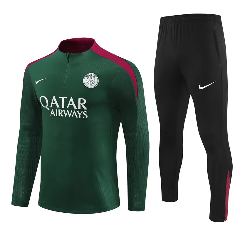Mens PSG Training Suit Green 2024/25