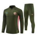 Mens Manchester City Training Suit Dark Green 2024/25