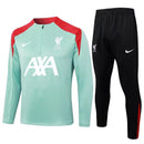 Mens Liverpool Training Suit Light Green 2024/25