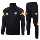 Mens Germany Jacket + Pants Training Suit Black 2024