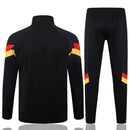 Mens Germany Jacket + Pants Training Suit Black 2024