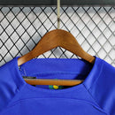Brazil Away Retro Kids Kit 2022