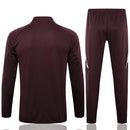 Mens Bayern Munich Jacket + Pants Training Suit Burgundy 2024/25