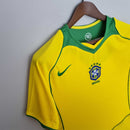 Brazil Retro Home 2004 Jersey