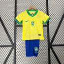 Brazil Home Retro Kids Kit 2024