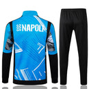 Mens Napoli Jacket + Pants Training Suit Light Blue 2024/25