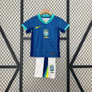 Brazil Away Retro Kids Kit 2024
