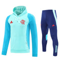 Flamengo Hoodie Sweatshirt + Pants Training Suit Light Blue 2025/26