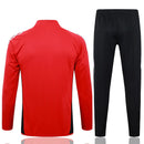 Mens Manchester United Jacket + Pants Training Suit Black 2024/25