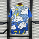 Manchester City 2025/26 Concept Blue and White Jersey - Fan Version