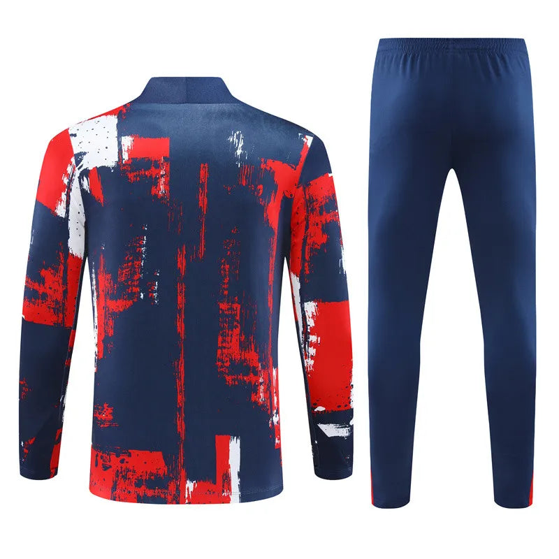 Mens PSG Training Suit Red - Blue 2024/25