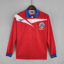 Chile Retro 1998 Home Long Sleeve Jersey