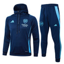 Mens Arsenal Hoodie Sweatshirt + Pants Training Suit Royal 2024/25