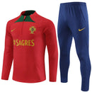 Mens Portugal Training Suit Red 2024