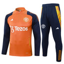Mens Manchester United Training Suit Orange 2024/25