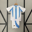 Argentina Home Kids Kit 2024 - Patch Fifa World Champions 2022