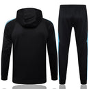 Mens Argentina Hoodie Sweatshirt + Pants Training Suit Black 2024