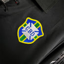 Brazil Retro Special Edition Black Long Sleeve 2004 Jersey