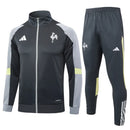 Mens Atletico Mineiro Jacket + Pants Training Suit Dark Grey 2024/25