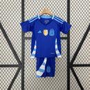Argentina Away Kids Kit 2024 - Patch Fifa World Champions 2022