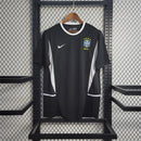 Brazil Retro Goalkeeper Black 2002 Jersey