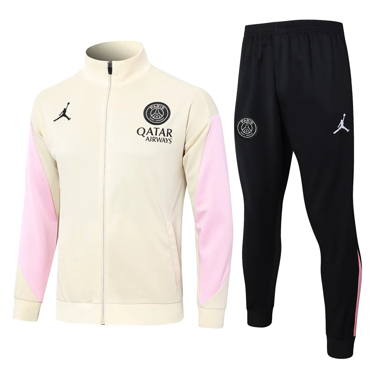 Mens PSG Jacket + Pants Training Suit Apricot 2024/25
