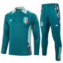 Mens Italy Training Suit Dark Green 2024/25
