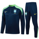 Brazil 2024 Training Suit Jacket and Pants Blue