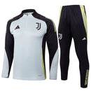 Mens Juventus Training Suit Light Grey 2024/25