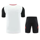 Mens Manchester United Short Training Suit White 2024/25