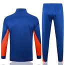 Mens Netherlands Jacket + Pants Training Suit Blue 2024