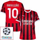 AC Milan 2024/25 I Home Fan Jersey  - Patchs UCL UEFA  Foundation (Official Printing)