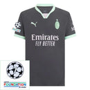 AC Milan 2024/25 III Third Fan Jersey  - Patchs UCL UEFA  Foundation (Official Printing)