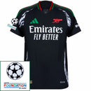 Arsenal 2024/25 II Away Fan Jersey - Patchs UCL UEFA  Foundation (Official Printing)