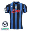 Atalanta 2024/25 I Home Fan Jersey - Patchs UCL UEFA  Foundation (Official Printing)