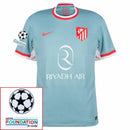 Atletico Madrid 2024/25 II Away Fan Jersey - Patchs UCL UEFA  Foundation (Official Printing)