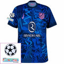Atletico Madrid 2024/25 III Third Fan Jersey - Patchs UCL UEFA  Foundation (Official Printing)