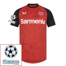Bayer Leverkusen 2024/25 I Home Fan Jersey - Patchs UCL UEFA  Foundation (Official Printing)