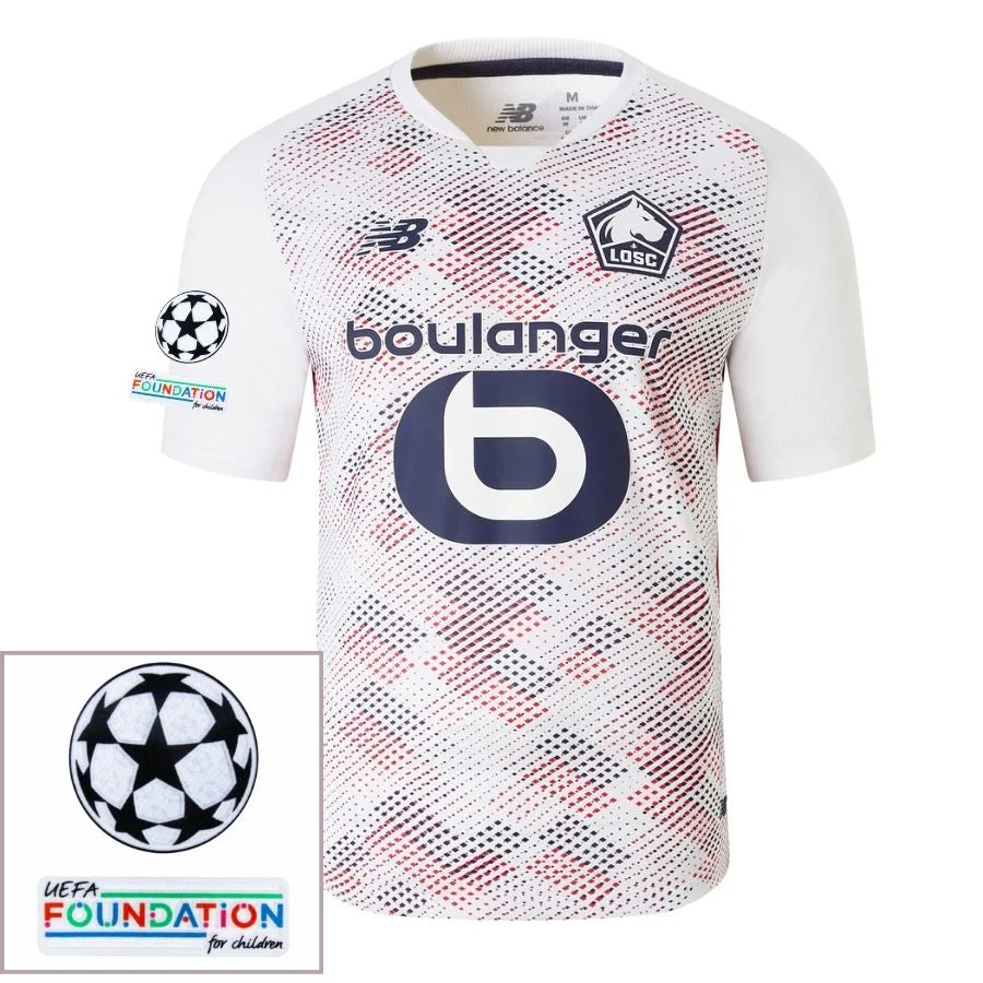 Lile 2024/25 II Away Jersey - Patchs UCL UEFA Foundation (Official Printing)