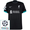 Liverpool 2024/25 II Away Jersey - Patchs UCL UEFA  Foundation (Official Printing)