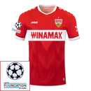 VfB Stuttgart 2024/25 II Away Fan Jersey - Patchs UCL UEFA  Foundation (Official Printing)