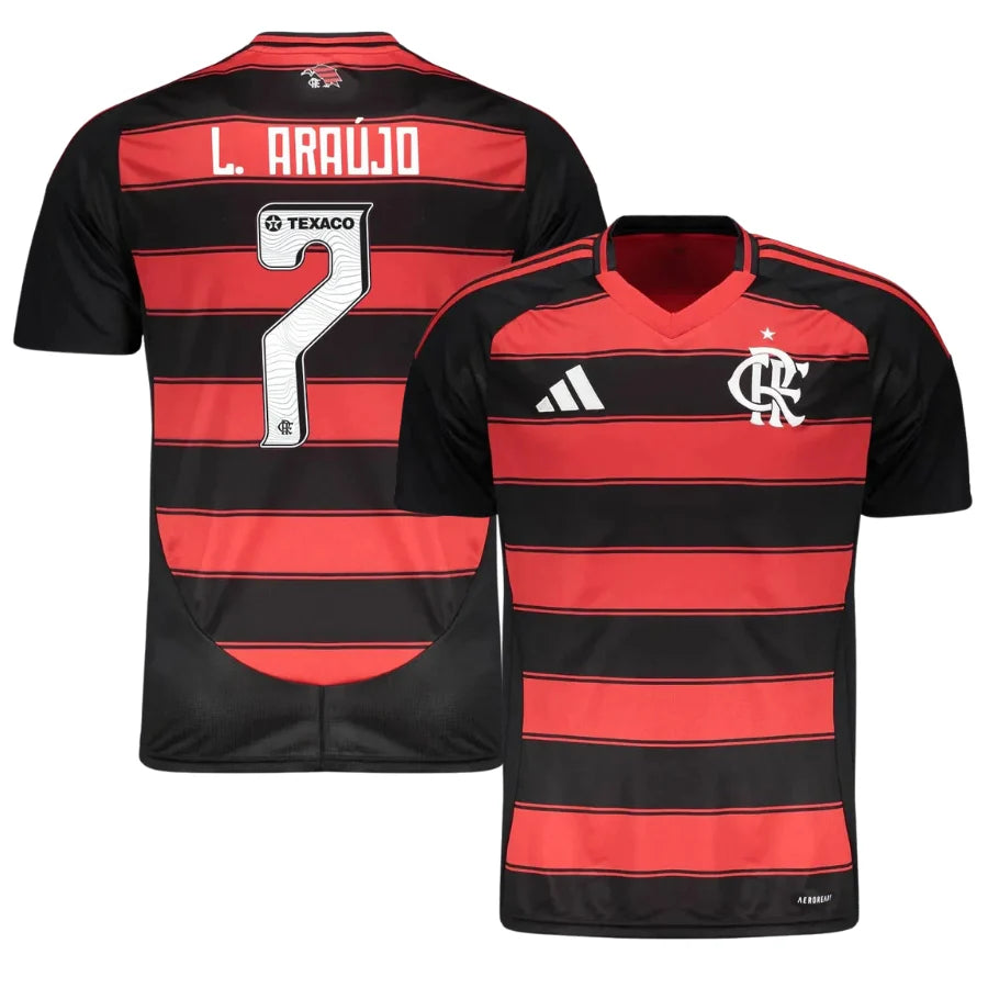 Flamengo 2025/26 I Home L. ARAUJO #7 - Fan Version
