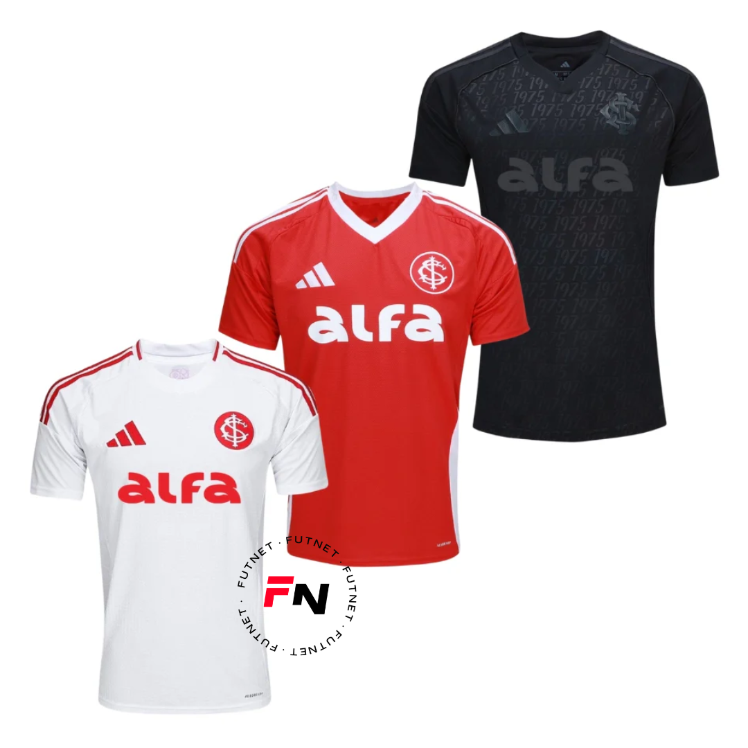 Combo Internacional Sponsor Home + Away + Third 2025/26 Fan Jersey