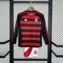 Flamengo 2025/26 Home Kids Kit - Long Sleeve