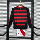 Flamengo 2025/26 Home Kids Kit - Long Sleeve